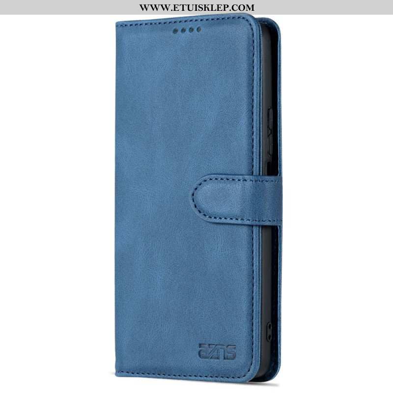 Etui Folio do Poco F4 Stylizacja Skóry Azns